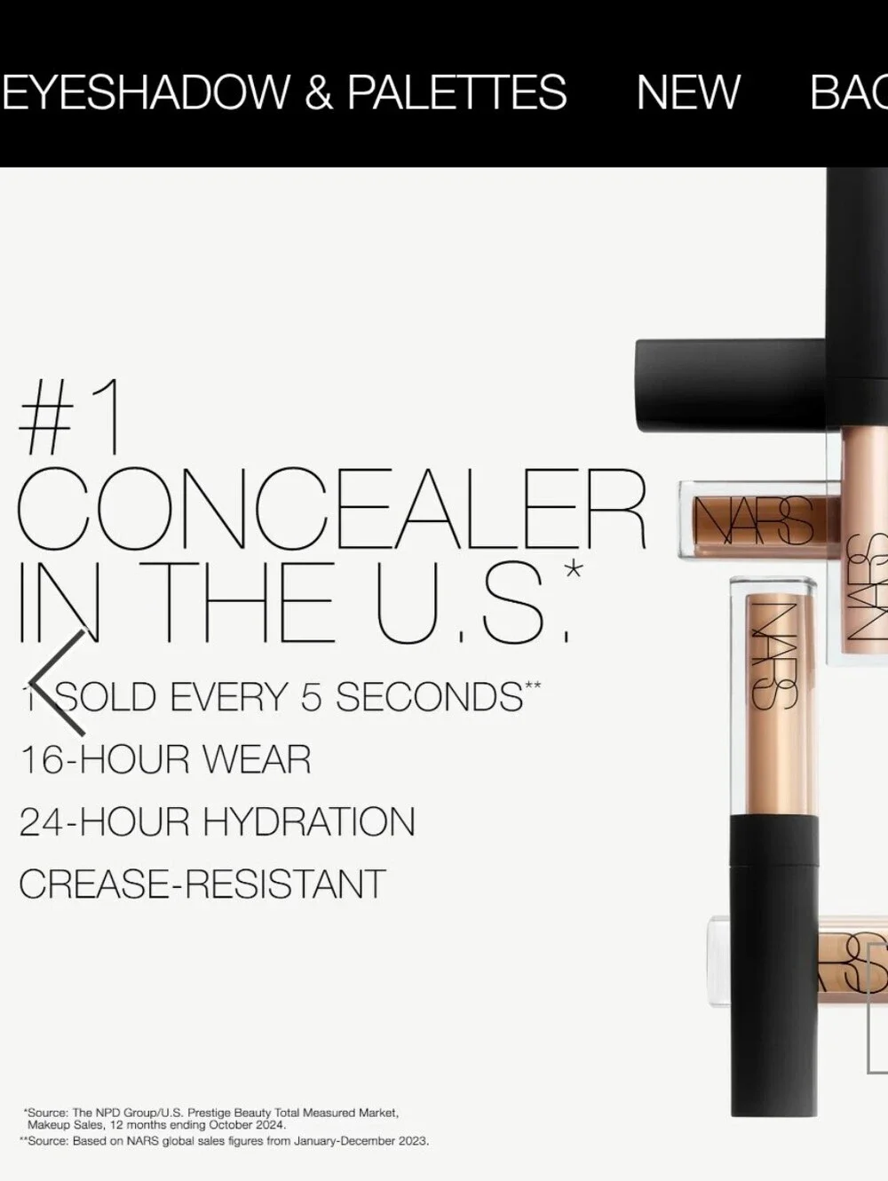 NARS RADIANT CREAMY CONCEALER 2.75 Light Cannelle NEW MSRP $36